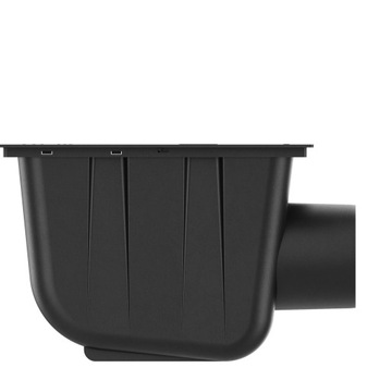 БОКОВОЙ УДАЛЕНИЕ ЖЕЛОБА, смотровая камера, ЧЕРНЫЙ очиститель желоба