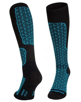 SPAIO BREEZE KOMFORTOWE DOPASOWANE DŁUGIE SKARPETY DLA MOTOCYKLISTÓW 38-40