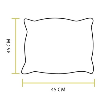 Декоративная наволочка для подушки, перьев, черные