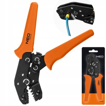 NEO TOOLS SZCZYPCE ZACISKARKA DO ZACISKANIA KOŃCÓWEK TULEJKOWYCH 0.25-6 MM2