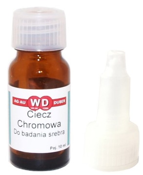 PROBIERCZA CIECZ CHROMOWA DO BADANIA SREBRA 10 ml