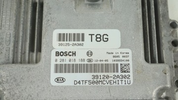 JEDNOTKA MOTORU KIA OPTIMA 3 III 1.7 CRDI 0281018188 T8G 39120-2A302