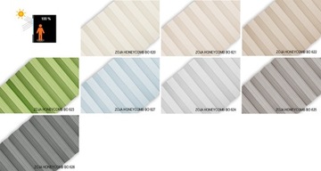 Образцы ткани для жалюзи плиссе, 100% BLACKOUT