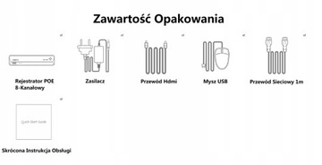 Rejestrator Reolink 8-kanałów RLN8-410 Dysk 2TB