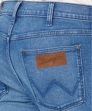 WRANGLER Spodnie JEANS GREENSBORO 803 Niebieski W32 L32