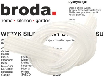 Silikonowe wężyki do ekspresu SAECO