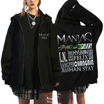 BLUZA Z KAPTUREM STRAY KIDS MANIAC KONCERT BLUZY