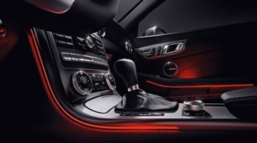 EL WIRE Светодиодная оптоволоконная лента окружающего освещения 2M Фиолетовая