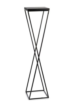 ЧЕРНАЯ ПРОМЫШЛЕННАЯ ПОДСТАВКА ДЛЯ ЦВЕТОВ САДОВАЯ ТЕРРАСА 70 см