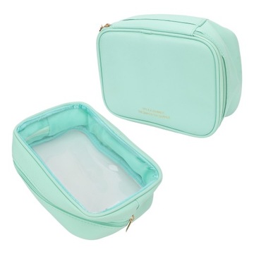 Kosmetyczka 2 w 1 PU Skórzana Wodoodporna