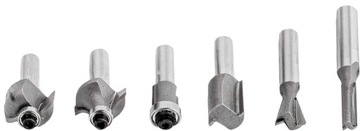 ФРЕЗЫ ДЛЯ ДЕРЕВА 6 шт. ФРЕЗЫ ДЛЯ ФОРМОФРЕЗОВОГО СТАНКА НАБОР