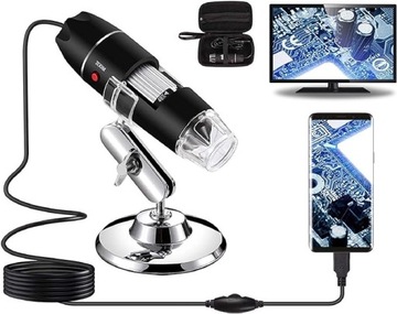 mikroskop 40x 1000x USB komputera przenośny powiększająca kamera endoskopow
