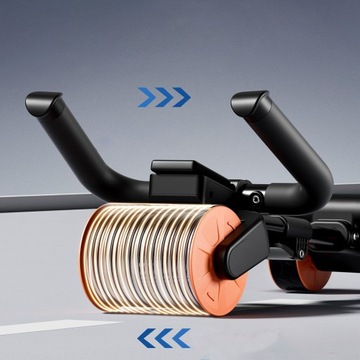 ФИТНЕС-РОЛИКОВОЕ КОЛЕСО с автоматическим отскоком для упражнений на пресс AB WHEEL