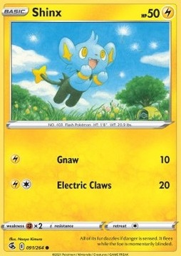 Karta Pokemon Shinx (FST 091)