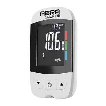 Glukometr ABRA SMART BT zestaw pomiar glukozy BEZKODOWY WIECZYSTA GWARANCJA