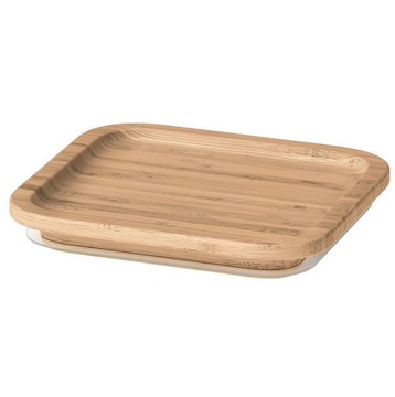 IKEA 365+ POKRYWKA do pojemnika kwadrat/BAMBUS