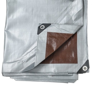 Plandeka mocna 6 x 4m 210g mocna wzmocniona UV+