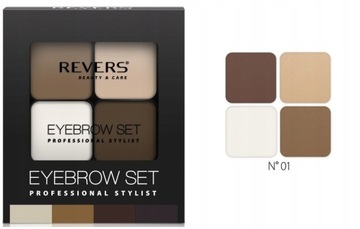 REVERS CIENIE DO BRWI EYEBROW SET 18 g, nr 01
