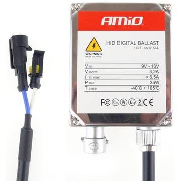 PRZETWORNICA XENON HID KSENONOWA XENONOWA CYFROWA 1103 12V 35W AMiO 01544
