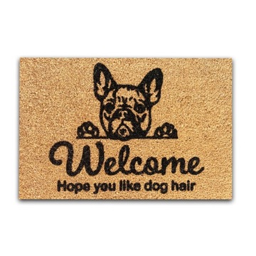 MODNA MOCNA WYCIERACZKA 40X60 POD DRZWI KOKOSOWA