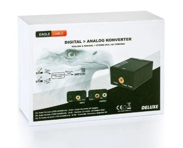 ЦАП-преобразователь 48 кГц, 24 бита с выходом 2xRCA Eagle