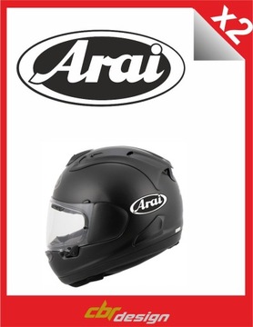 2x ARAI naklejki na kask 10x4.5cm