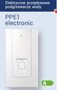 PRZEPŁYWOWY PODGRZEWACZ WODY KOSPEL PPE1/PPE2/PPE3 18/21/24 kW