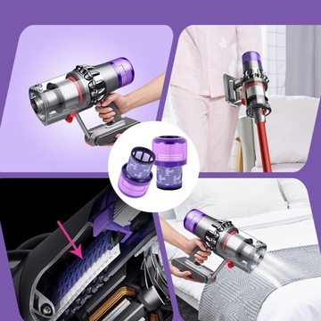 МОЮЩИЙСЯ HEPA-ФИЛЬТР ДЛЯ ПЫЛЕСОСА DYSON V10 SV12 ABSOLUTE ANIMAL ВСЕГО 4 ШТ.