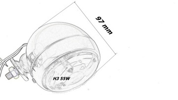 ЛАМПА LIGHTBARY YAMAHA Drag Star 650 CUSTOM PAIR