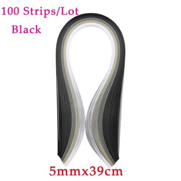 100Pcs/Lot 9 Colors Quilling Paper Strips Set Origami Paper Craft 5MM/39CM