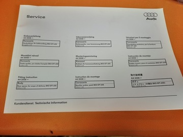 Audi A4 B8 Накладки на боковой бампер ЗАДНИЙ НОВЫЙ ОРИГИНАЛ