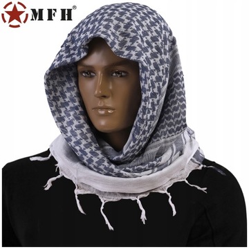Arafatka chusta ochronna kefija MFH Shemagh - Blue/White