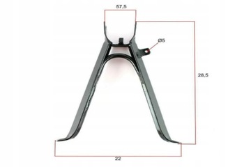 ЦЕНТРАЛЬНАЯ НОЖКА ROMET KOMAR DELUXE NEW