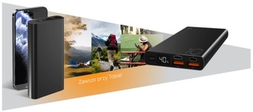 Powerbank Navitel PWR10 AL ЧЕРНЫЙ 10000 мАч USB