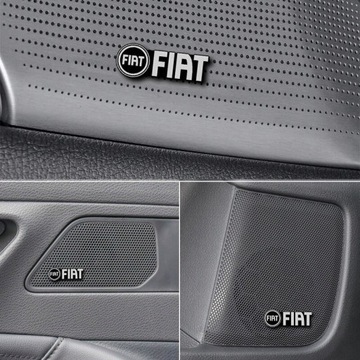 4 шт. 3D наклейки на автомобиль FIAT