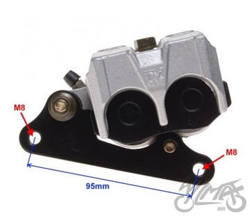 ПЕРЕДНИЙ ТОРМОЗНОЙ СУППОРТ ДЛЯ МОТОЦИКЛОВ ЧОППЕР