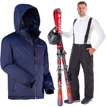 KURTKA+SPODNIE KOMBINEZON NARCIARSKI ZIMOWY XL