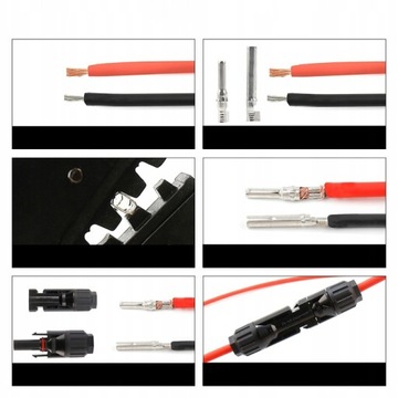 ФОТОЭЛЕКТРИЧЕСКИЙ РАЗЪЕМ РАЗЪЕМ СОЛНЕЧНОЙ ПАНЕЛИ 1000 В Водонепроницаемый 10 ШТ.