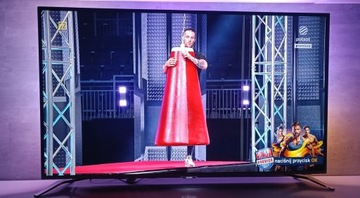 55 CALI TV PHILIPS LED AMBILIGHT 120 Hz 4K HDR ANDROID TV + UCHWYT+UPOMINEK