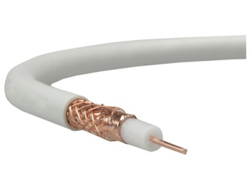 Przewód kabel antenowy SAT TV 75ohm HD-1000 CU