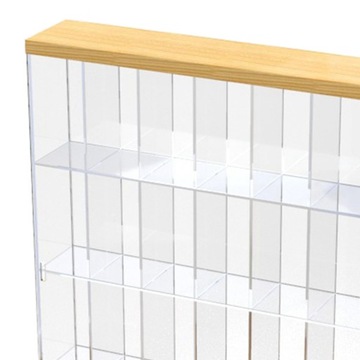 Полка-витрина для фигурок. Акриловый декоративный прилавок.