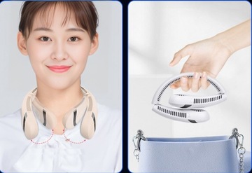 Портативный шейный вентилятор с USB-охлаждением, мобильный кондиционер