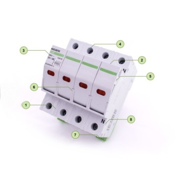 Держатель предохранителя цилиндрический 10x38 AC Ex9F 3P 32A Noark 104477