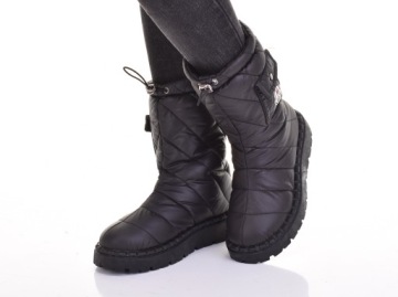 СНЕЖНЫЕ БОТИНКИ ЖЕНСКИЕ, ТЕПЛЫЕ, ПРОЧНЫЕ, ЗИМНИЕ БОТИНКИ НА МЕХОВОЙ ПОДКЛАДКЕ, ПЛОТНЫЕ