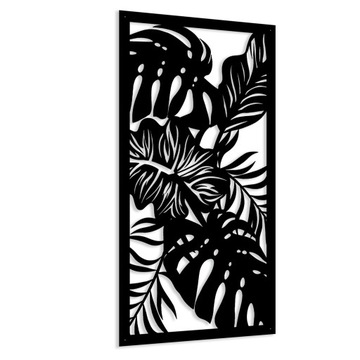 OBRAZ AŻUROWY DEKORACJA ŚCIENNA PANEL LIŚCIE 3D