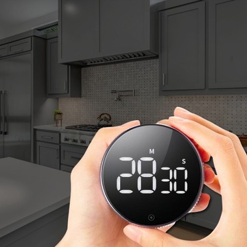 Кухонный таймер Таймер Секундомер Цифровой светодиодный электронный магнит