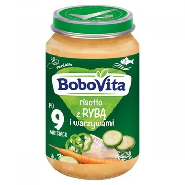 BoboVita Risotto z rybą i warzywami 9m 190 g