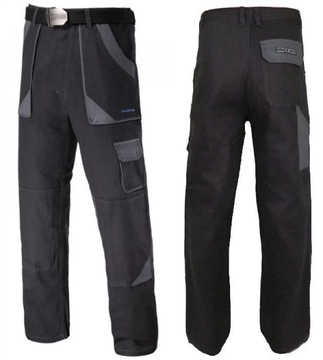 SPODNIE ROBOCZE DO PASA 100% BAWEŁNA 4XL / 58