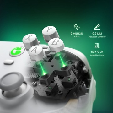 GameSir T4 Cyclone Pro — белый — беспроводной USB-контроллер BT Pad