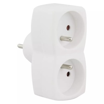 Разветвитель EMOS P0028 ЗАЗЕМЛЕНИЕ 2 розетки 250В